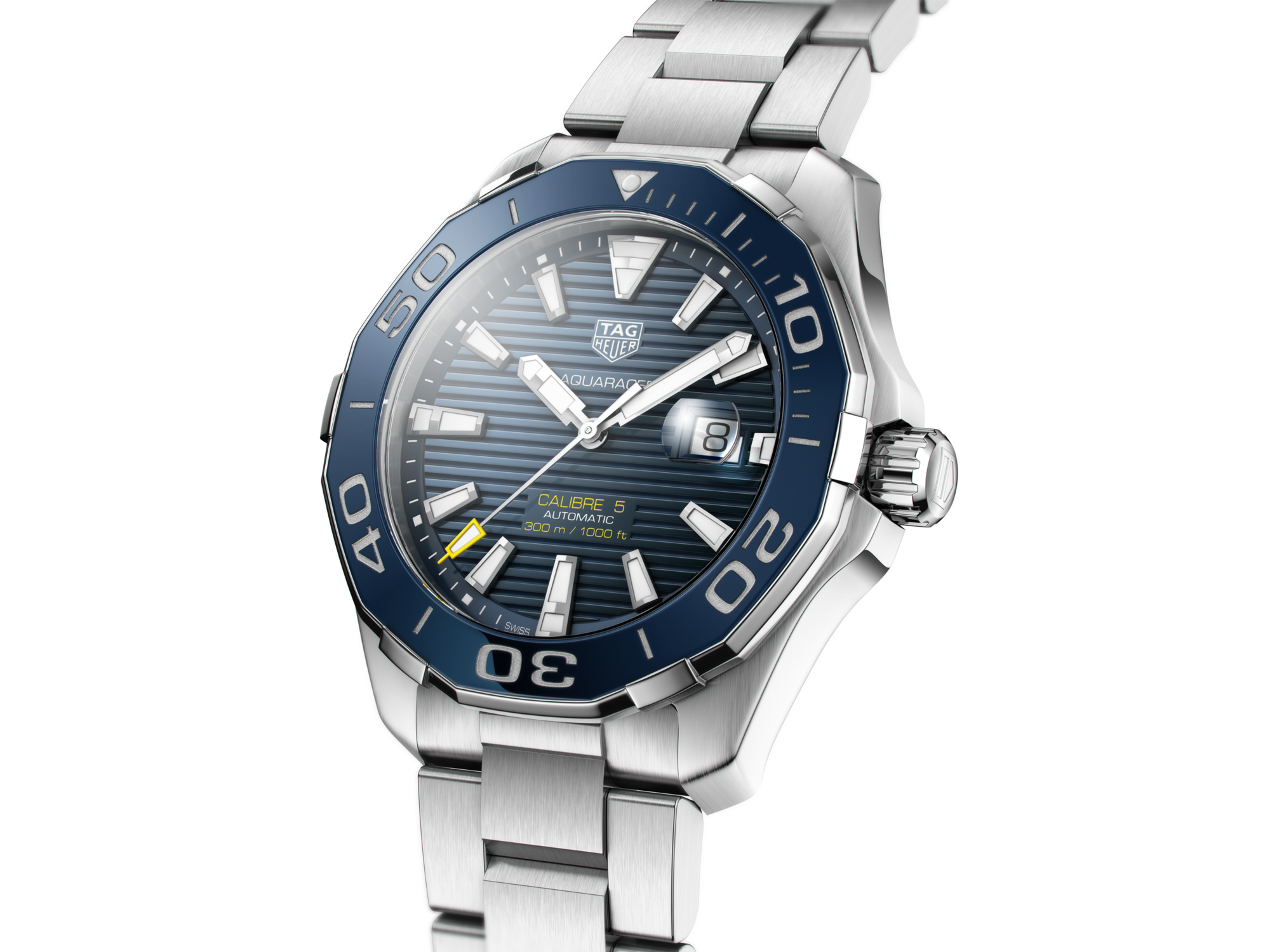 TAG Heuer Heuer Heritage Automatic Steel Men's Watch Ref. CBE2110 B&P
