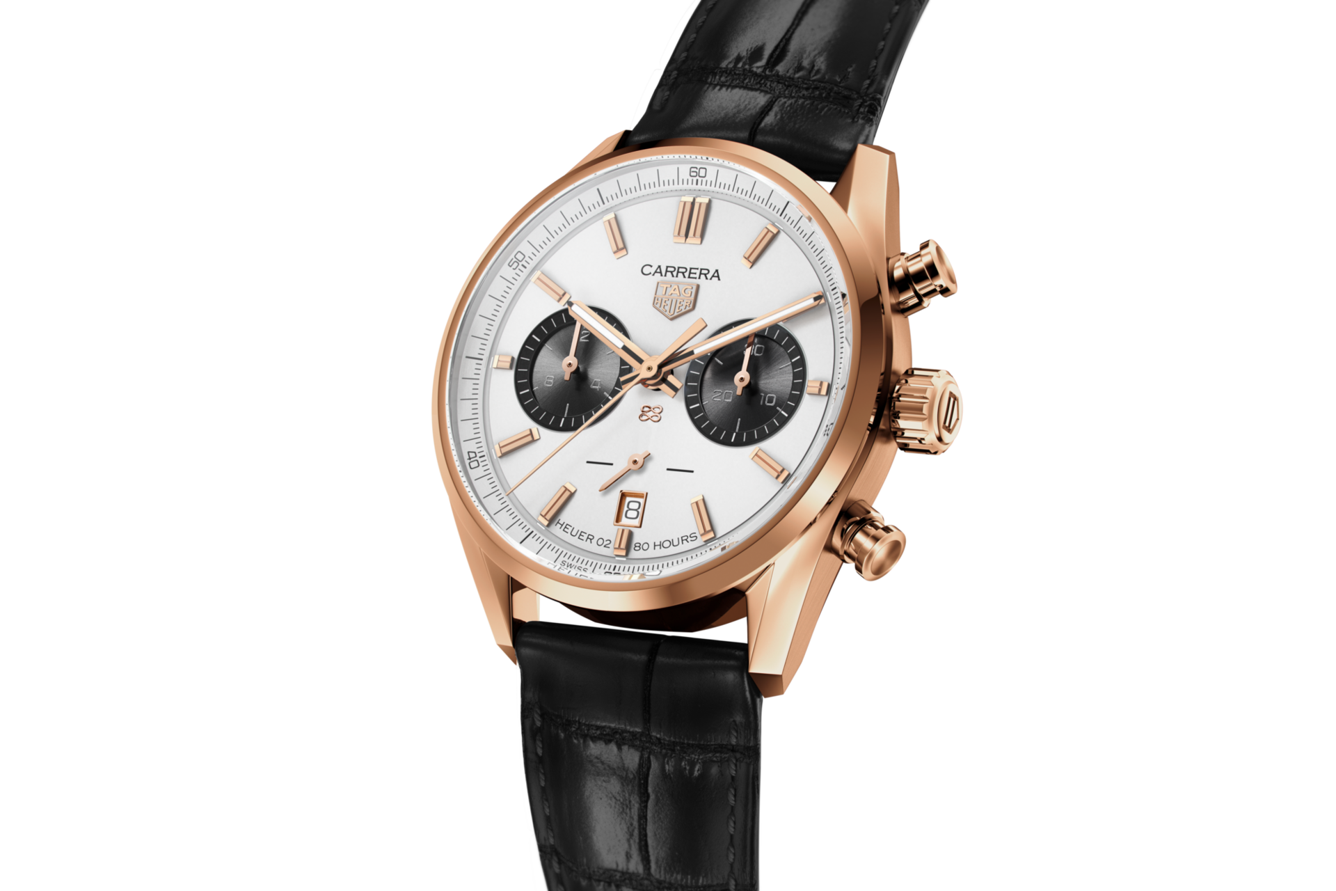 tag heuer carrera(卡莱拉系列)杰克 豪雅生日版(玫瑰金)计时码表