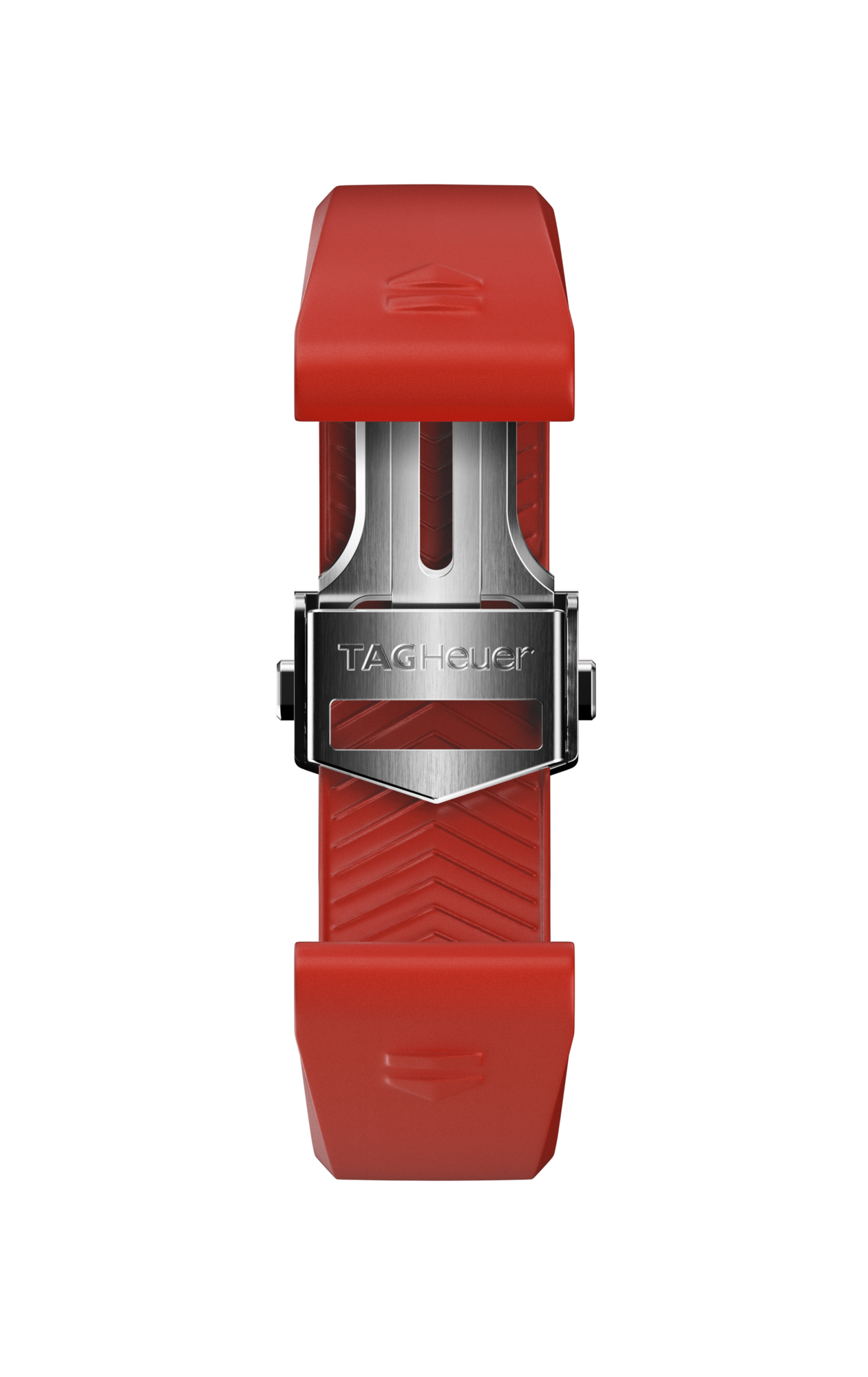 Correa de caucho roja Calibre E4 42 mm