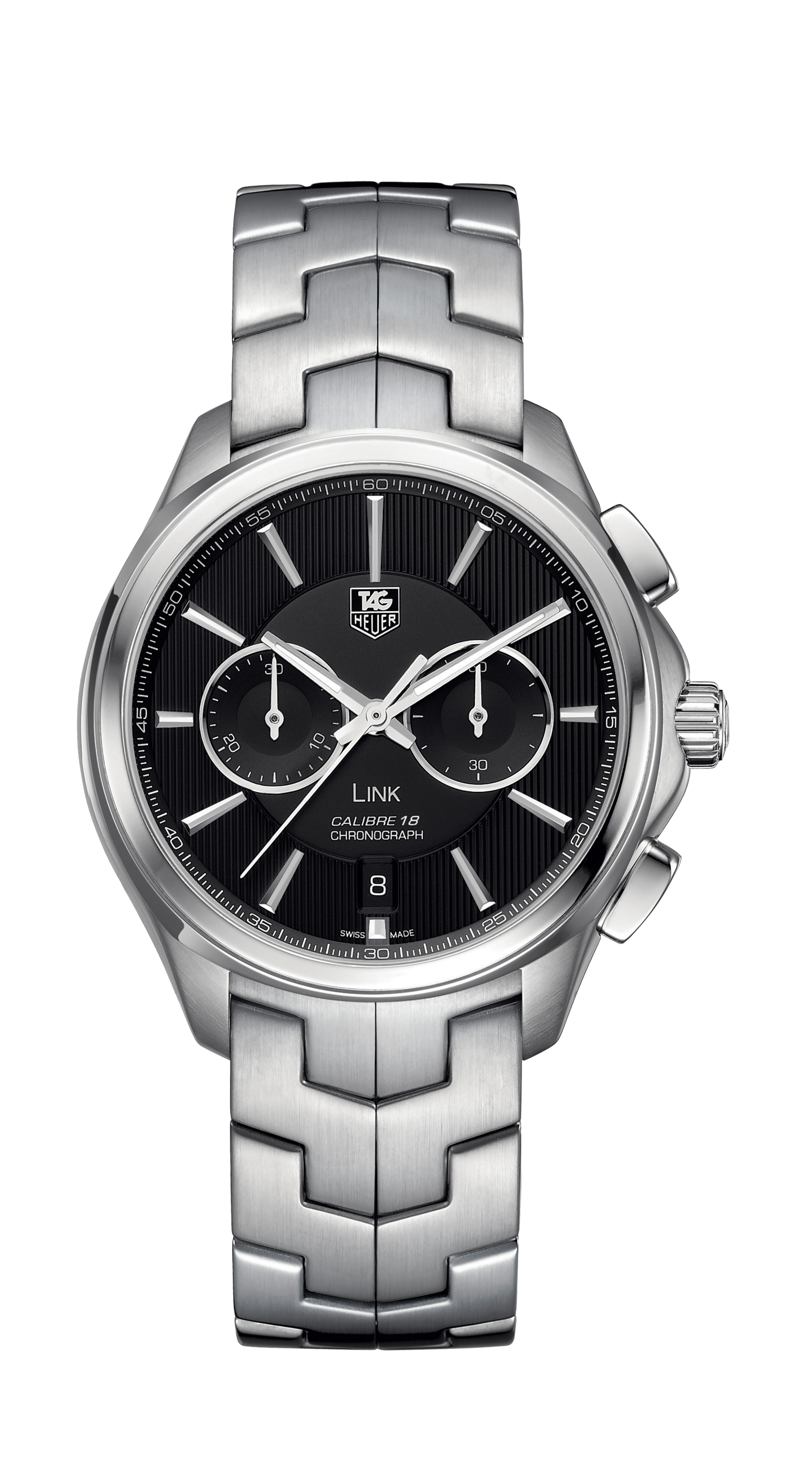 camino colgar Haz un esfuerzo TAG Heuer Link Chronograph Calibre 18 Automatic Men 40 mm - CAT2110.BA0959  | TAG Heuer US