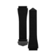 Schwarzes Armband aus zwei Materialien 45 mm
