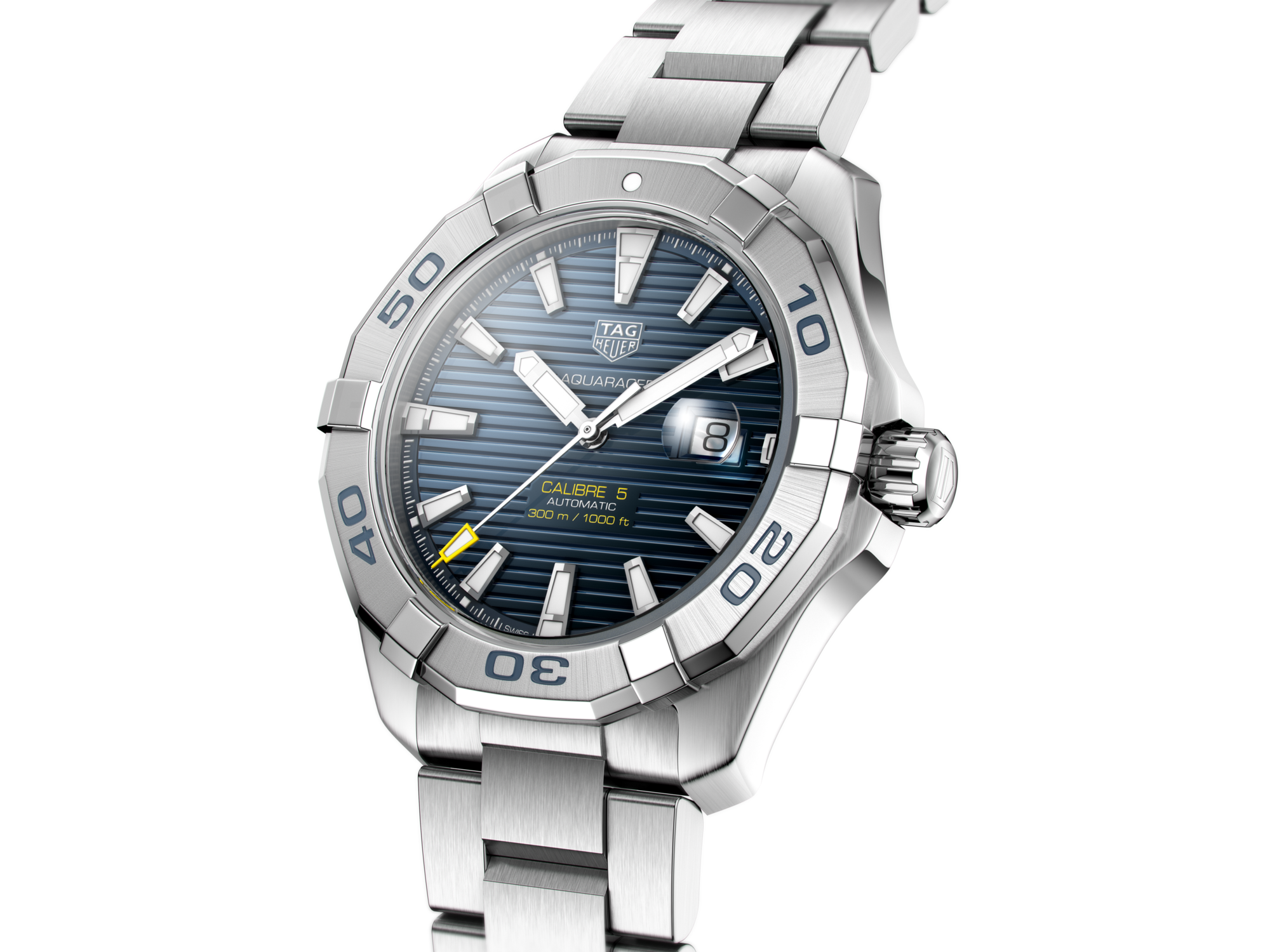 TAG Heuer Aquaracer Watch Calibre 5 Automatic Men 43 mm - WAY2012.BA0927