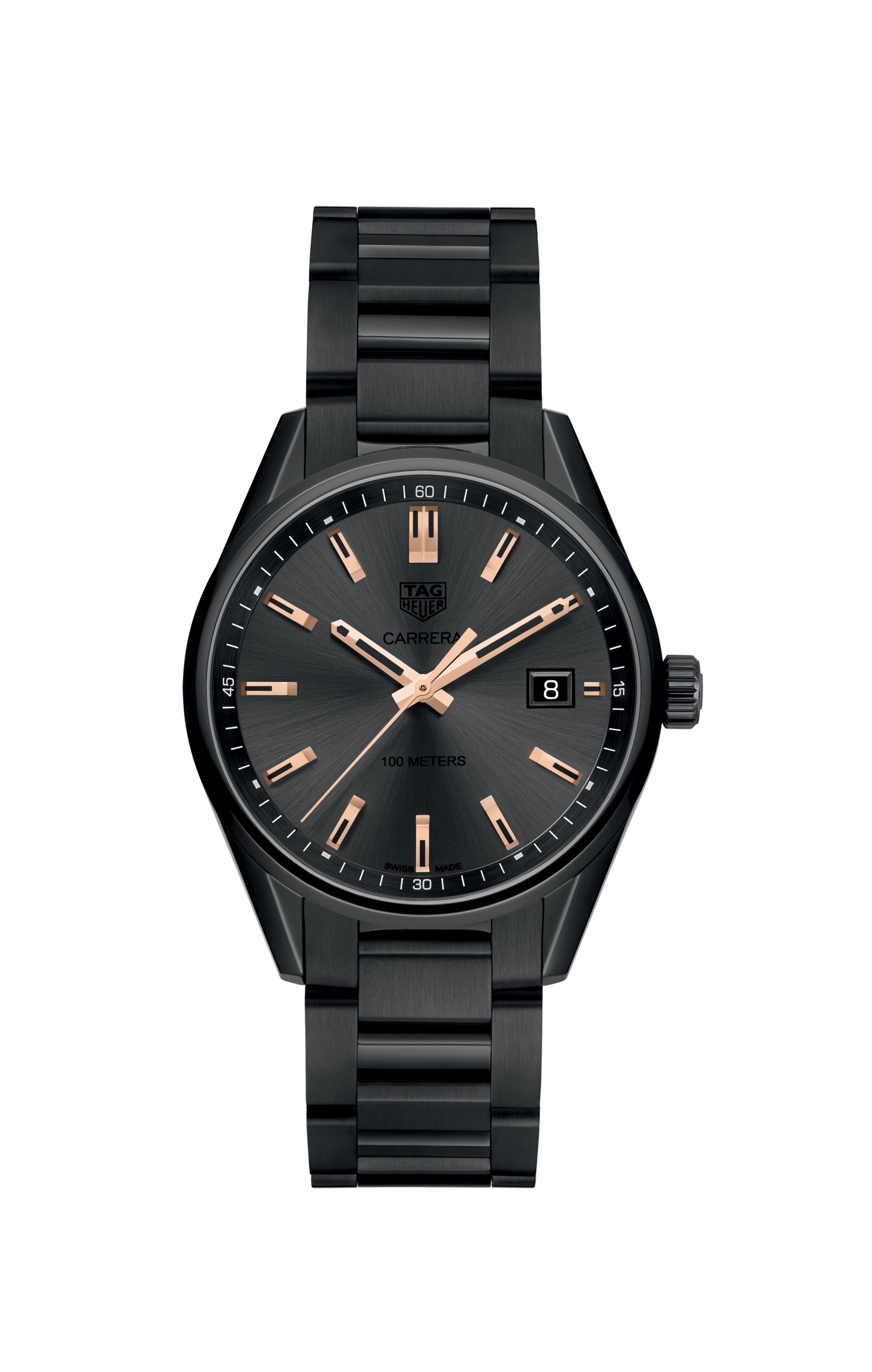 TAG Heuer Link WAT1110 Black Dial Stainless Steel 40mm Swiss Quartz Men's Watch