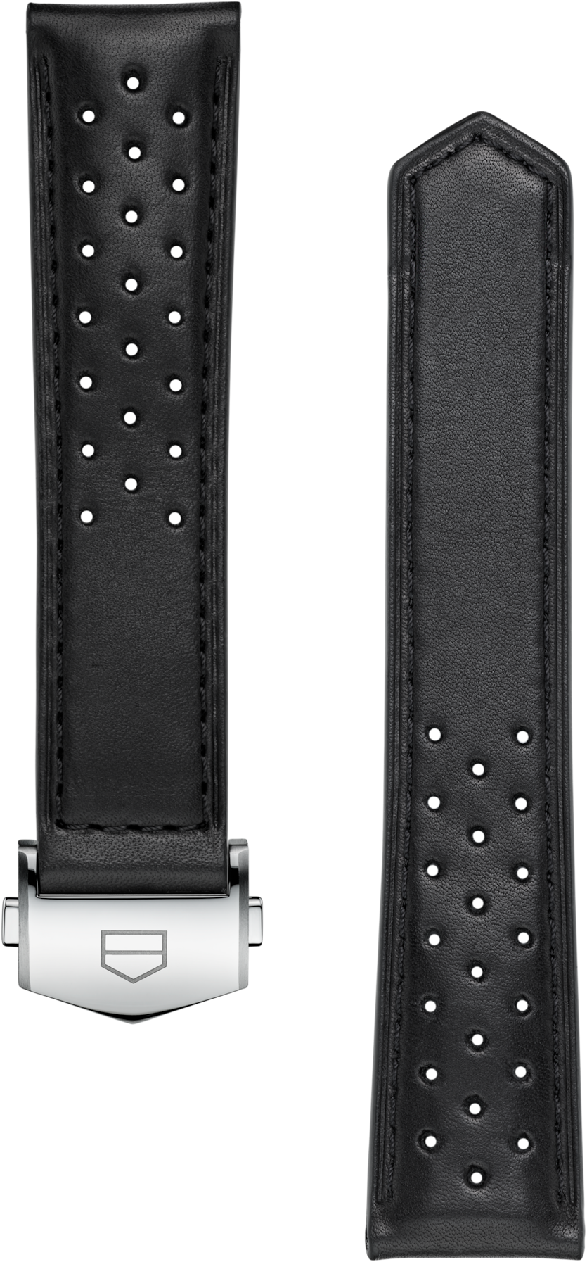 TAG Heuer レザーバングル TAG HEUER CARRERA 36MM GREY LEATHER STRAP - BC0007