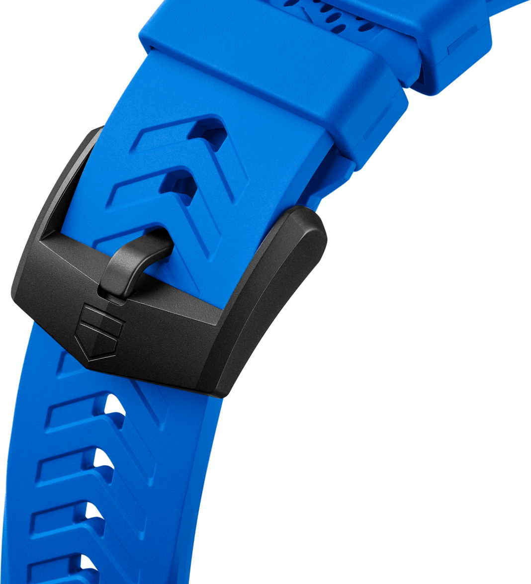 Blue Rubber Sport Strap Calibre E5 45mm