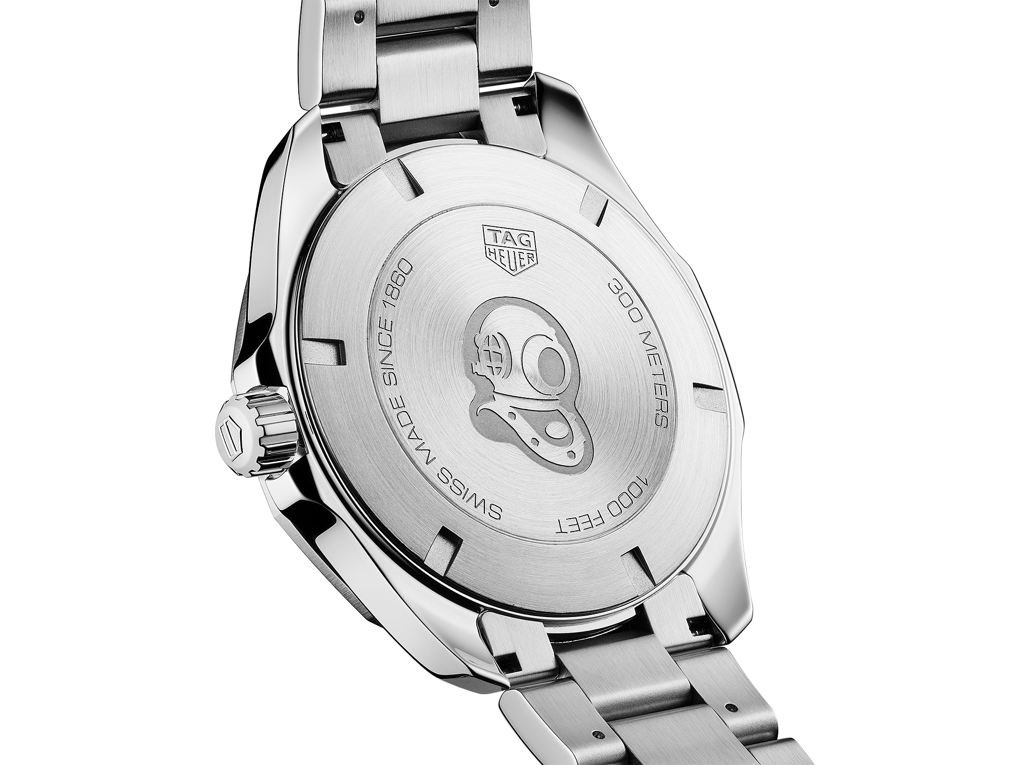 TAG Heuer Link Stainless Steel Diamond Mother of Pearl Men's Watch WJ111B. BA0575