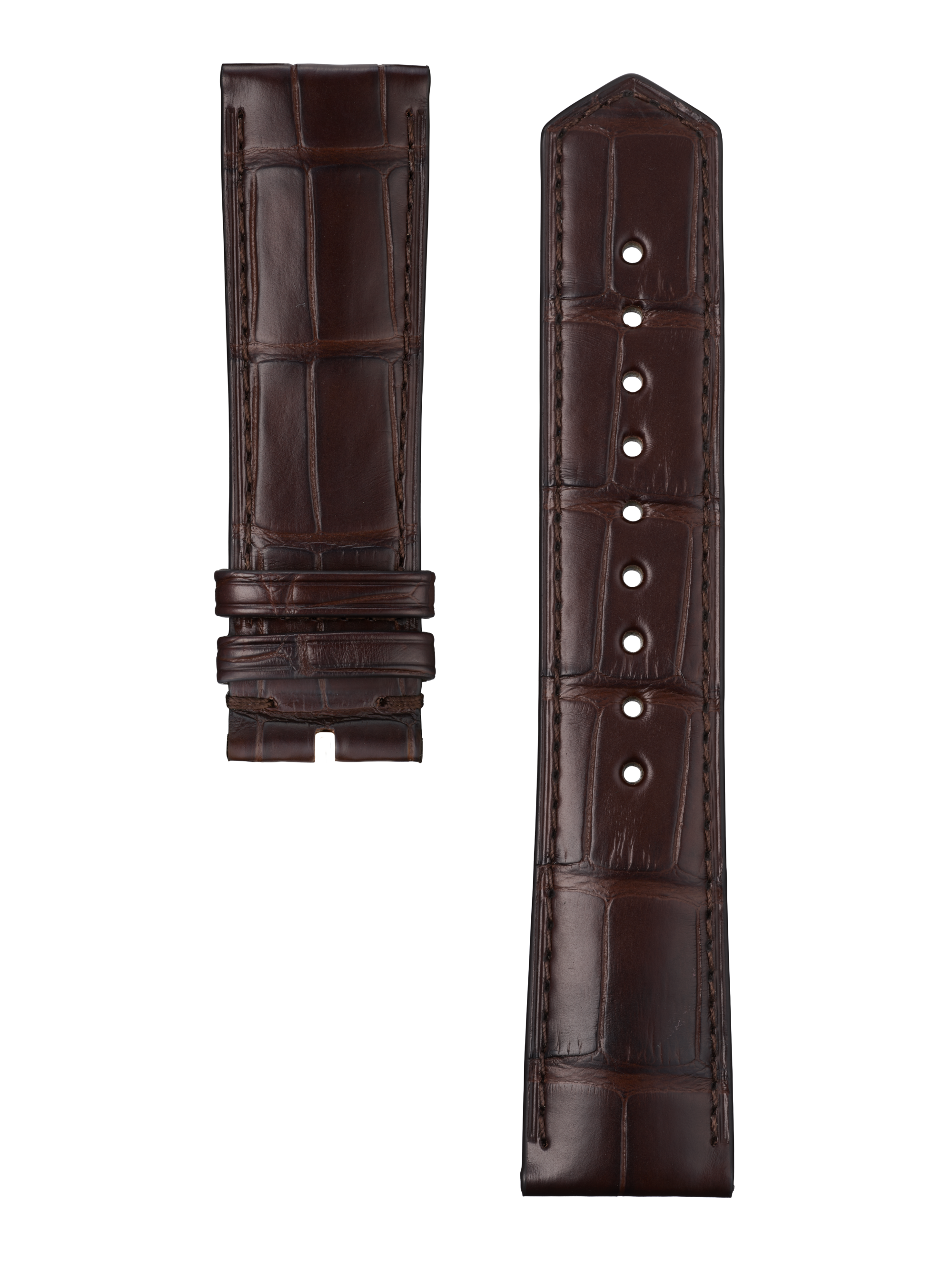 TAG Heuer Carrera 42MM Brown Alligator Leather Strap