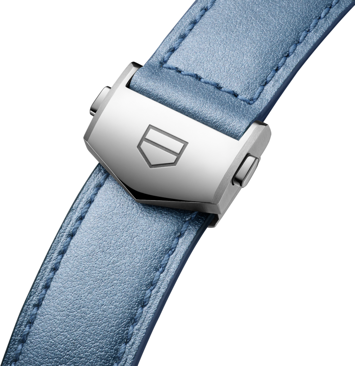 TAG Heuer Carrera 39mm Metallic Blue Leather Strap