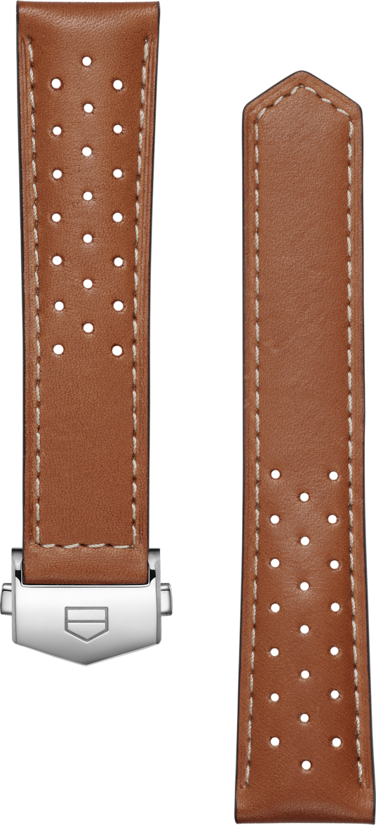 TAG Heuer Carrera 39mm Brown Perforated Leather Strap