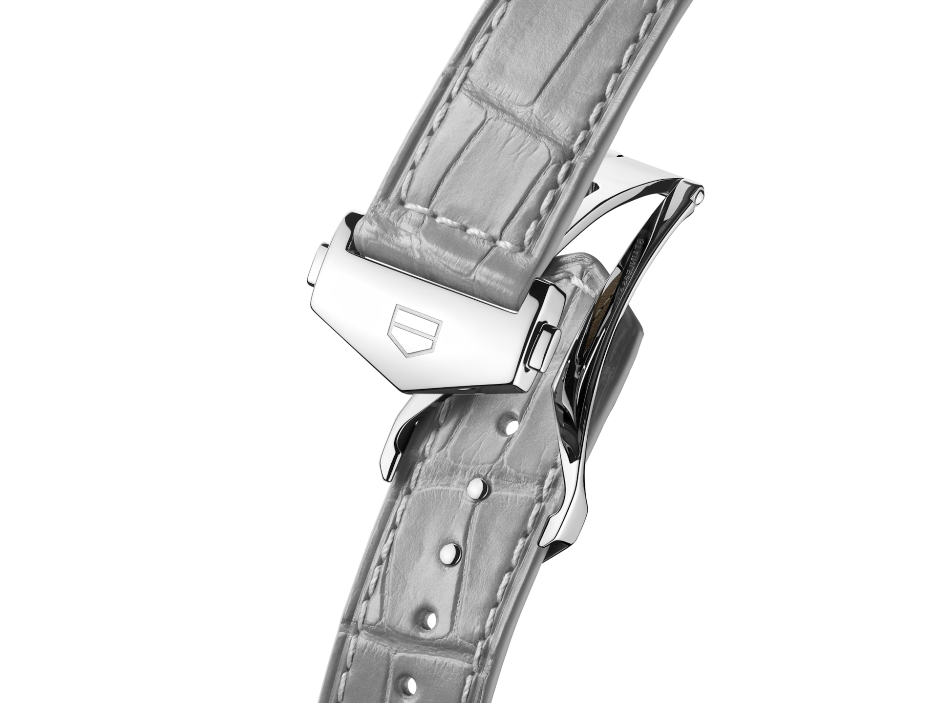 TAG Heuer Carrera 39MM Grey Alligator Leather Strap