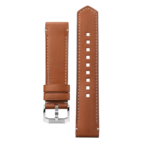 Bracelet en cuir marron clair TAG Heuer Autavia
