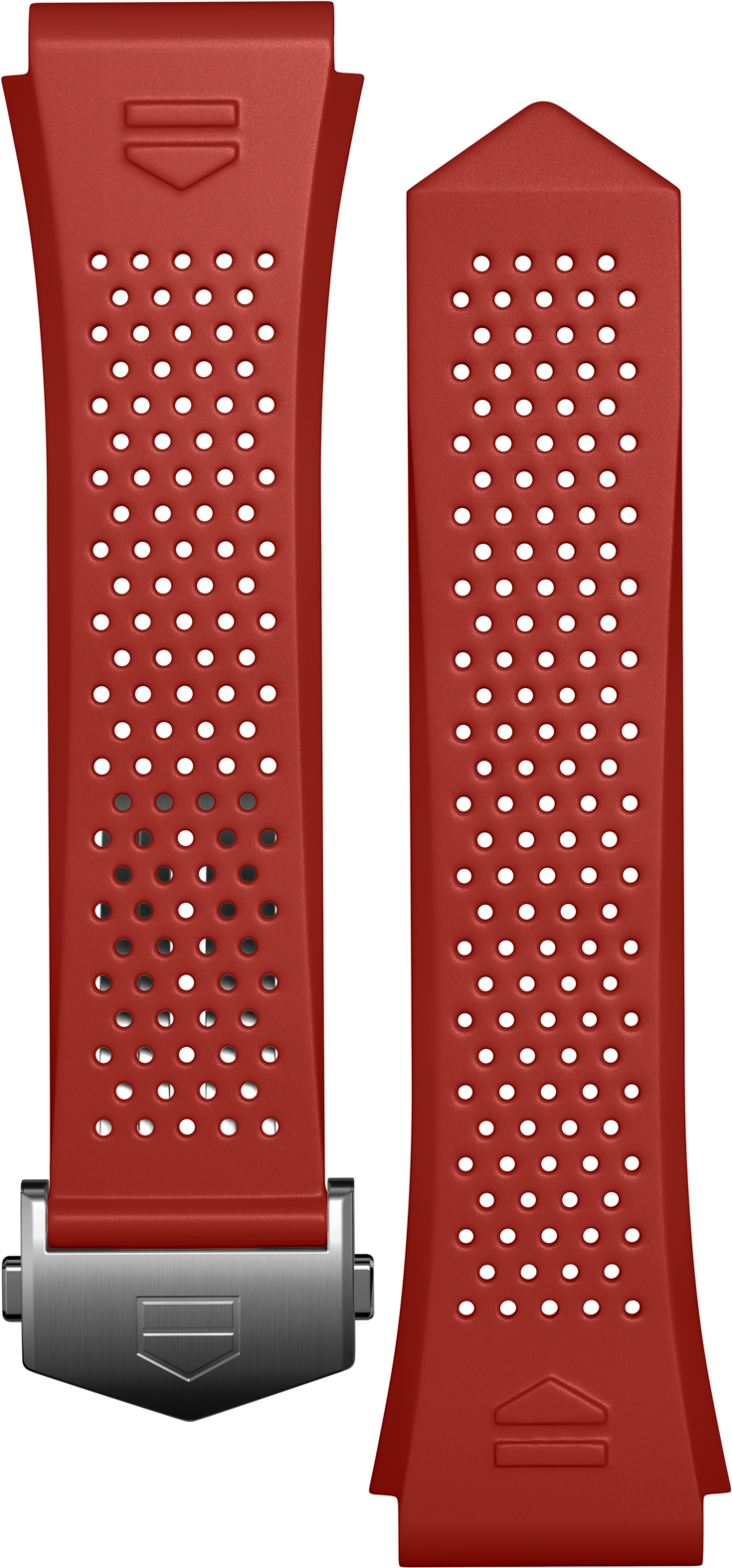 Red Rubber Strap Calibre E4 45 mm - BT6264