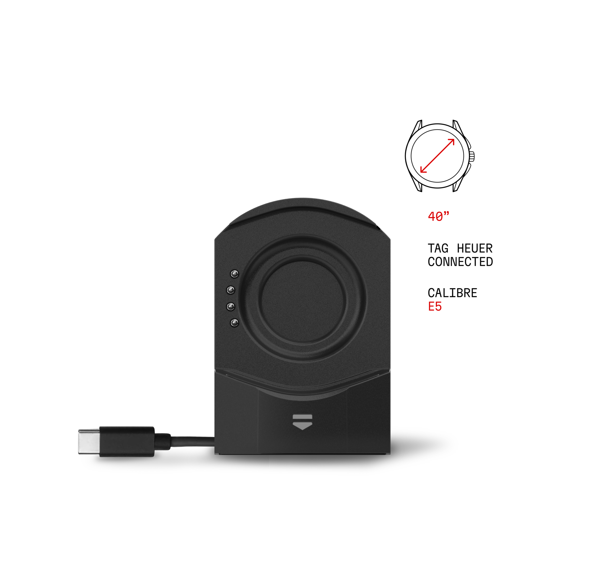 Base de carga Calibre E5 de 40 mm