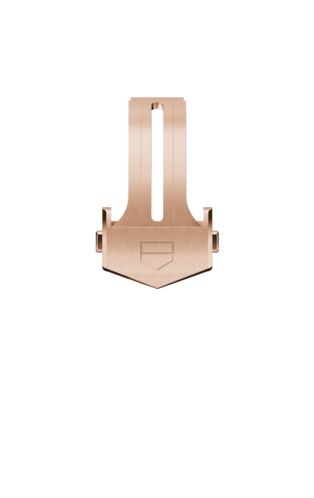Rosévergoldete Schließe aus Edelstahl mit PVD-Beschichtung 42 mm