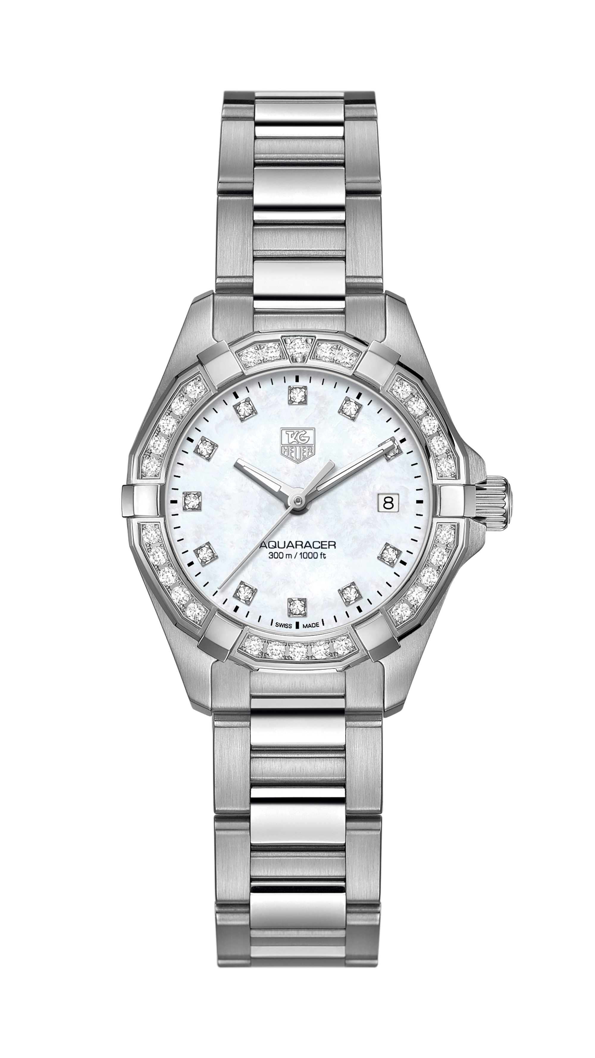 TAG Heuer Link Mother of Pearl Diamond Dial WAT2351. BB0957
