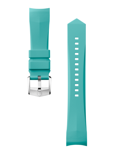 Correa de caucho azul claro Calibre E5 40 mm