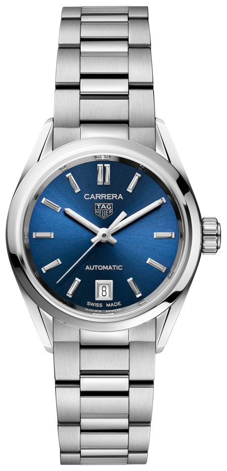 タグ・ホイヤー TAG Heuer 腕時計 カレラ キャリバー9 WBN2411.BA0621 カレンダー 裏スケ ブルー 文字盤 SS 自動巻き 【箱・保付き】 【中古】 TAG Heuer - タグ・ホイヤー TAG Heuer 腕時計 カレラ キャリバー9