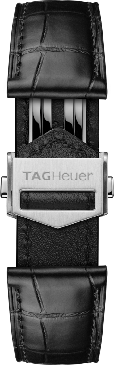 TAG Heuer Carrera 39MM Black Alligator Leather Strap
