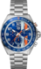TAG Heuer Formula 1（F1）系列Gulf（海灣石油）特別版腕錶 無色 精鋼 精鋼 藍色