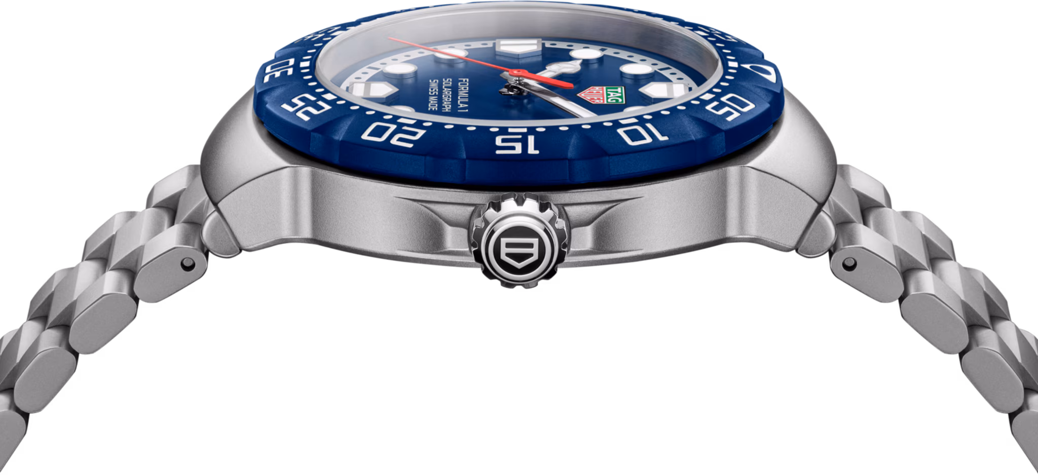 Tag Heuer Formula 1 Orologio Uomo Quarzo - Cassa 41mm, Quadrante Blu, Ghiera Unidirezionale, Cinturino Acciaio - WAZ1118.BA0875