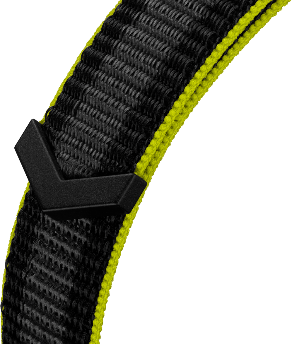Lime & Black Running Textile Strap Calibre E5 40mm