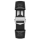 حزام TAG Heuer Carrera من الجلد الأسود المثقوب مقاس 39 ملم