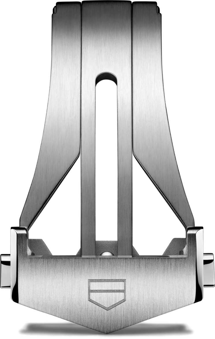 Fibbia déployante in acciaio Calibre E5 40 mm