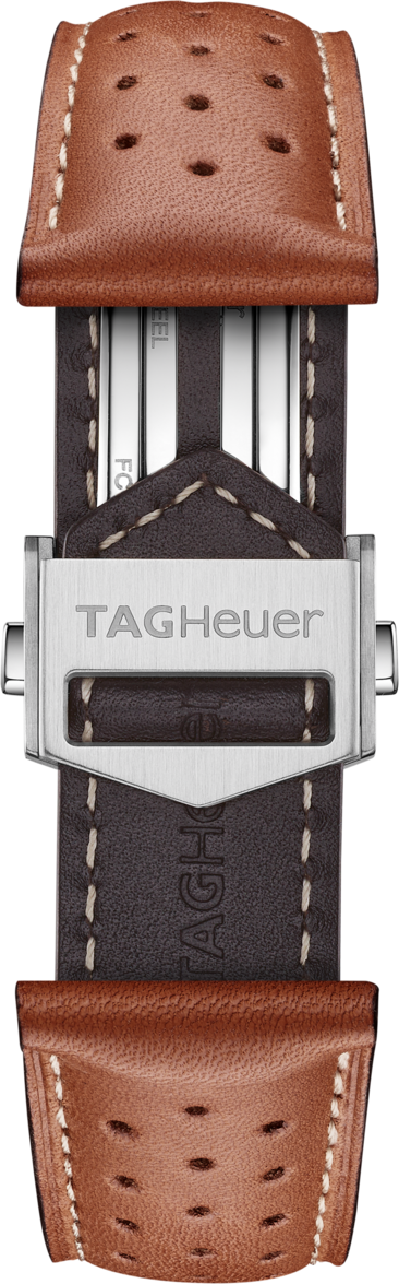 TAG Heuer Carrera 39mm Brown Perforated Leather Strap