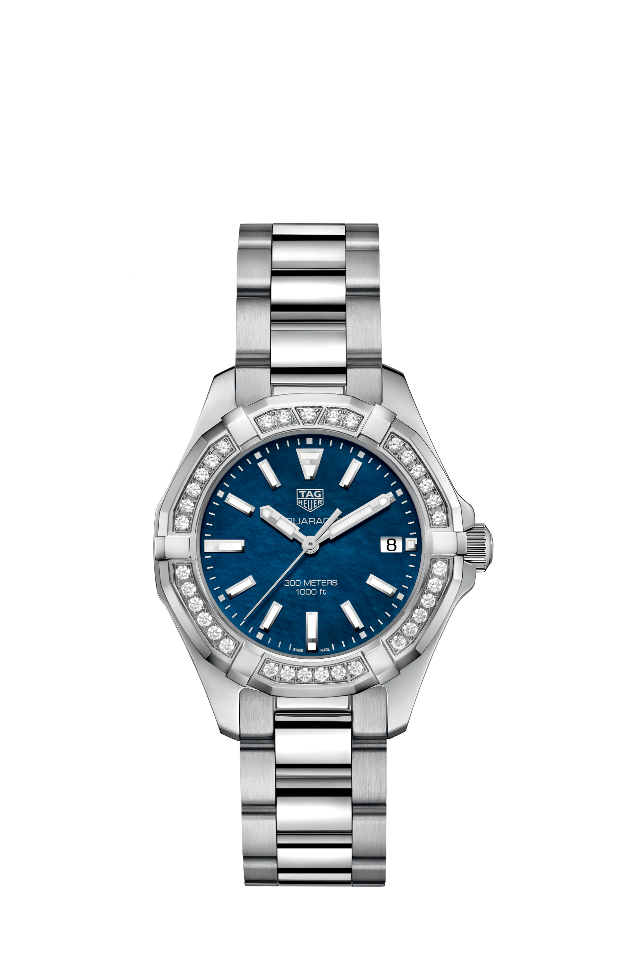 TAG Heuer 2000 Classic Date Swiss Automatic 38mm Blue Dial WK2117 Steel 200m