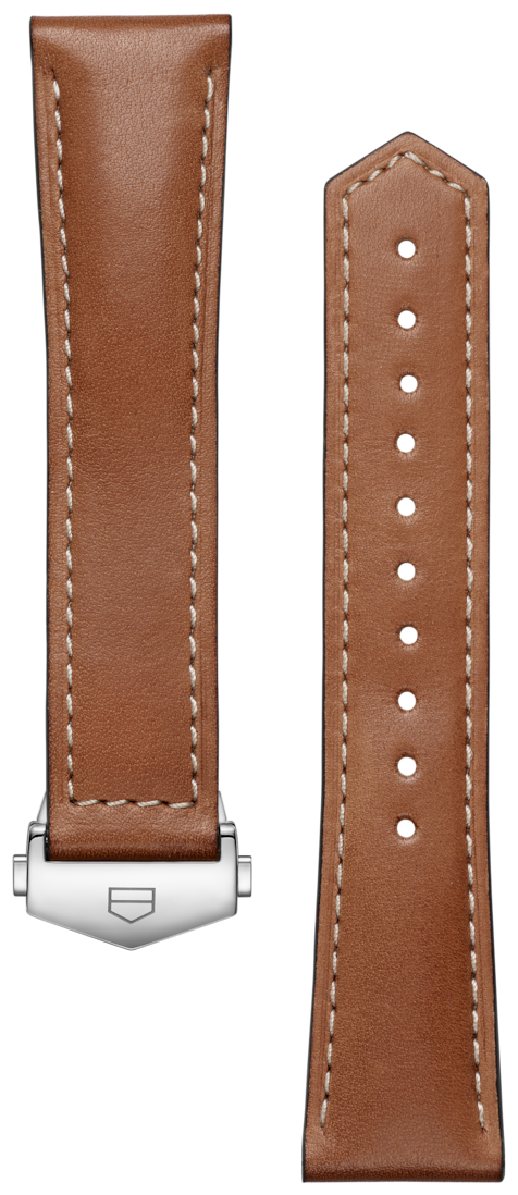 TAG HEUER CARRERA 36 MM BRAUNES LEDERARMBAND