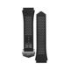 Pulseira em borracha preta Calibre E4 45 mm
