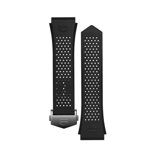 Calibre E4 45毫米智能腕錶黑色橡膠錶帶