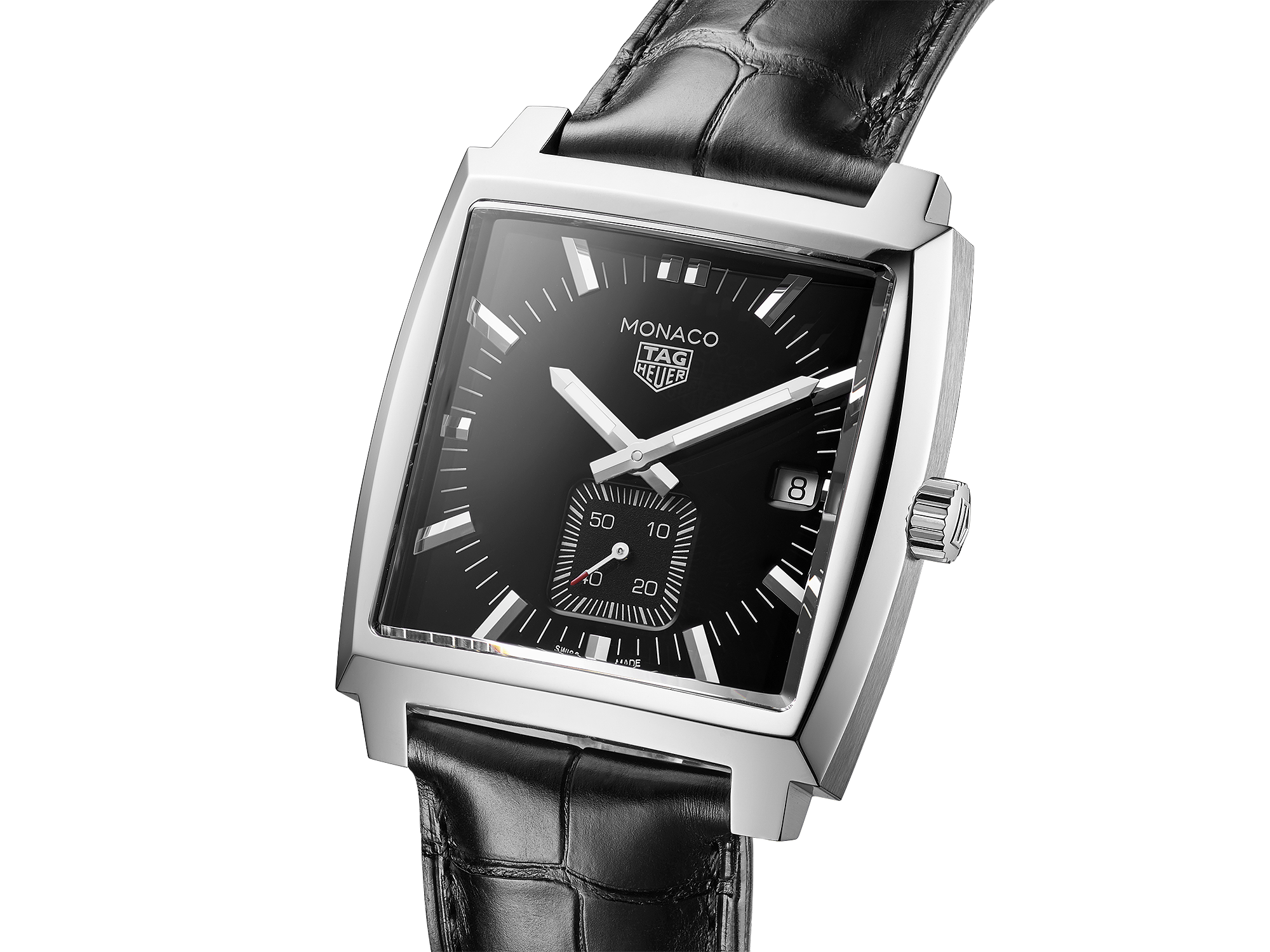 TAG Heuer Grand Carrera Steel Black Dial Automatic Mens Watch WAV515A. BD0903