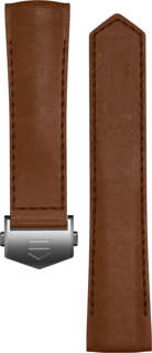 Armband aus braunem Leder 42 mm