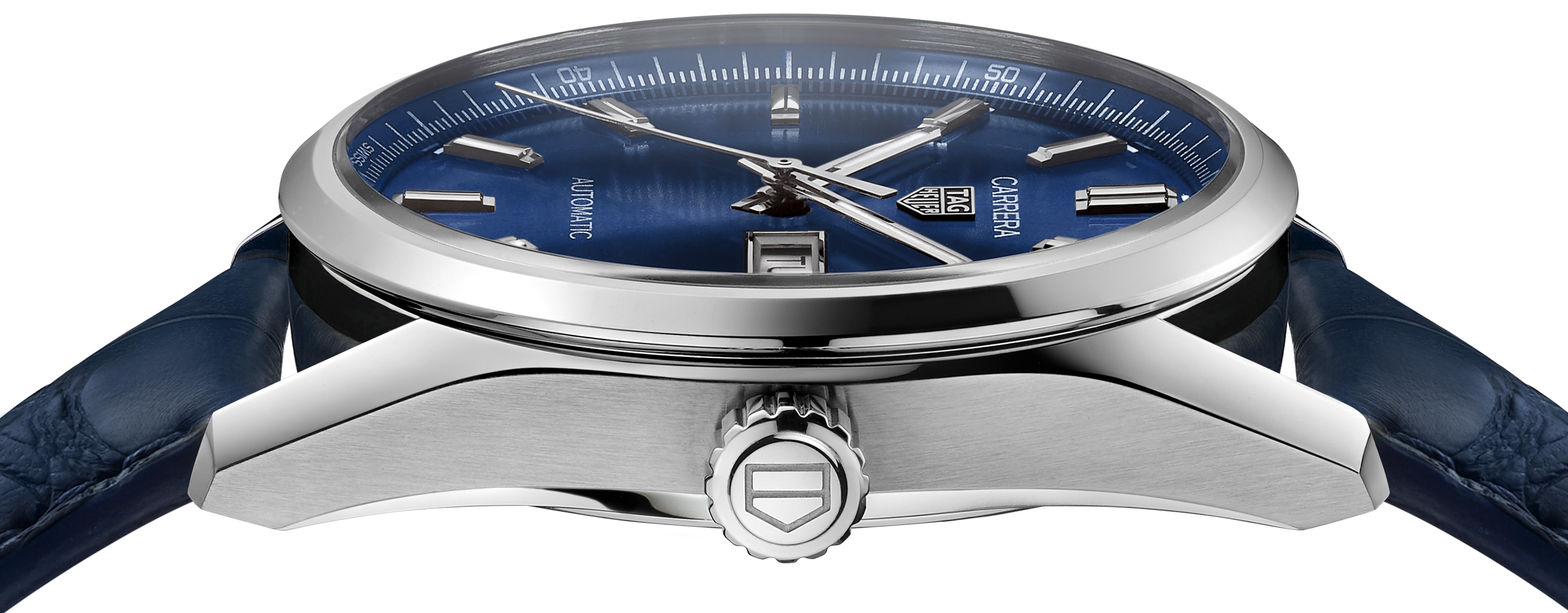 Louisville Men's TAG Heuer Carrera with Blue Dial & Day-Date Window