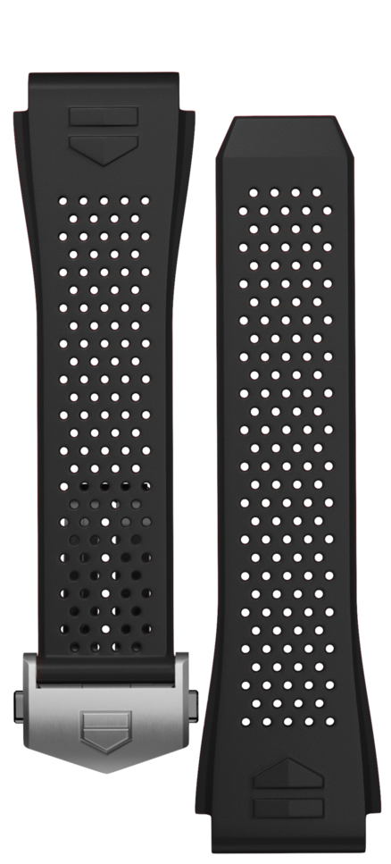 Armband aus schwarzem Kautschuk Calibre E3