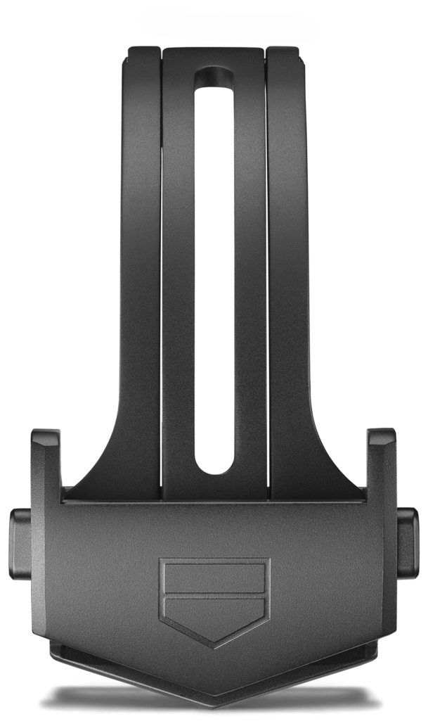 Fecho dobrável em aço DLC preto Calibre E5 45 mm