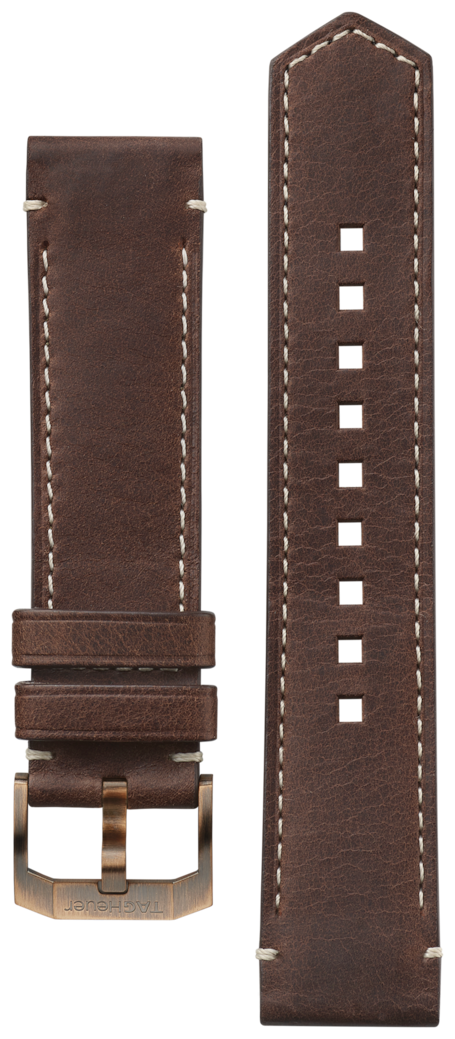 TAG HEUER AUTAVIA（Autavia系列） 棕色皮革表带