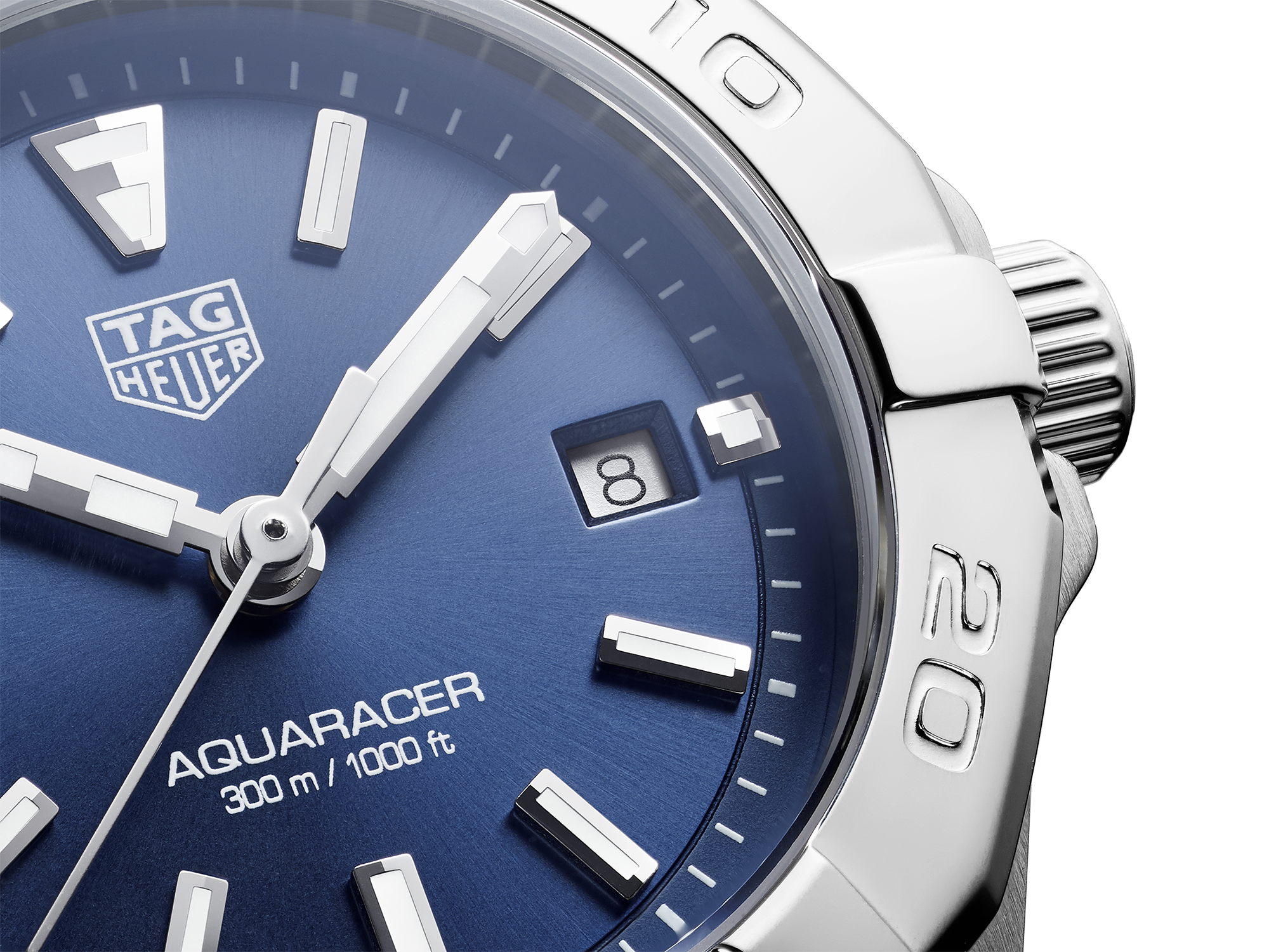 TAG Heuer Aquaracer Chronograph 43mm Blue Dial CAY111B. BA0927