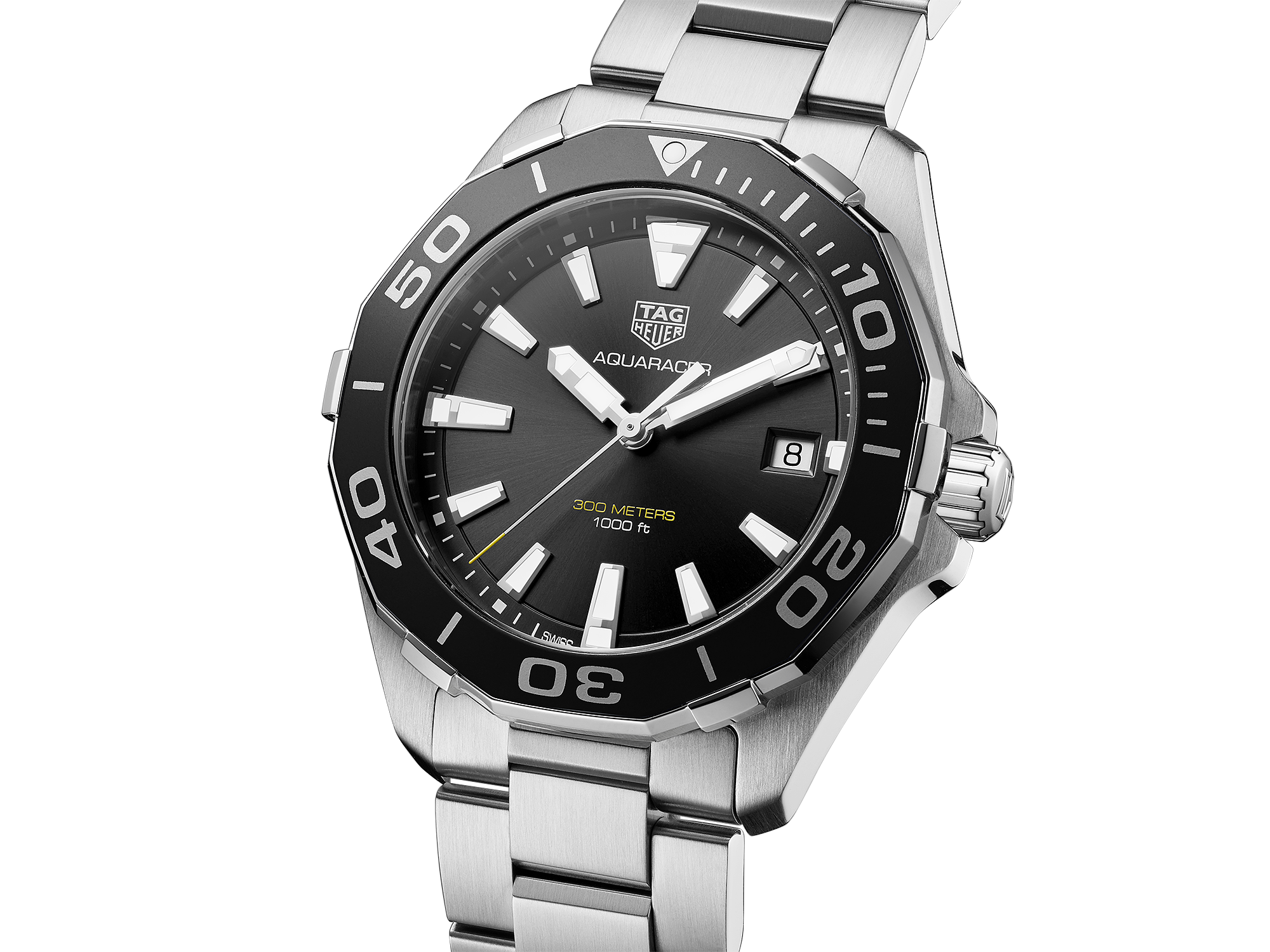 TAG Heuer Aquaracer Lady 300M 27MM Yellow Gold & Steel Diamond Dial Women's Watch WBD1422. BB0321TAG Heuer Aquaracer Lady 300M 32MM Black Dial Stainless Steel Women's Watch WBD1310. BA0740