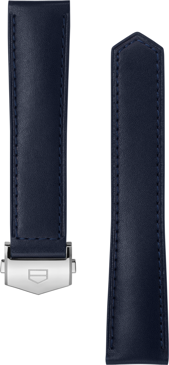 TAG Heuer Carrera 39MM Blue Leather Strap