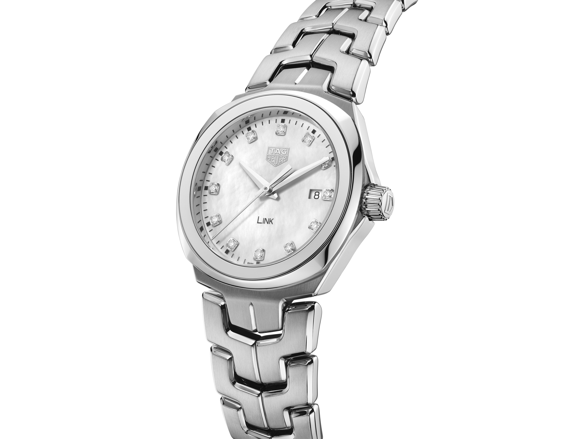 TAG Heuer Link Yellow Gold and Steel Diamonds Date Womens Watch WAT1352. BB0962TAG Heuer Link automatic