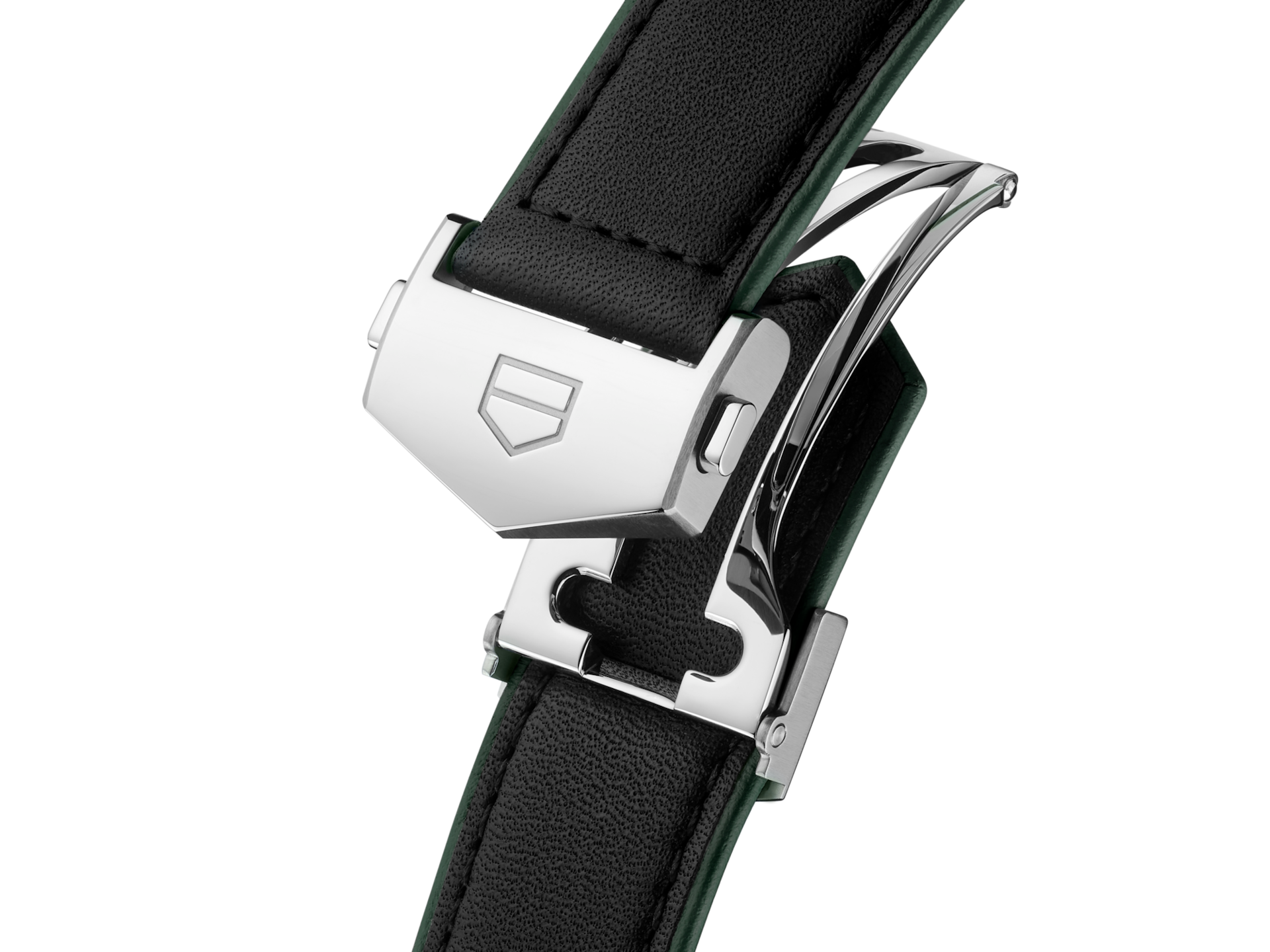 TAG Heuer Carrera 41MM Black Perforated Leather Strap