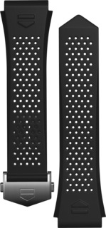 Armband aus schwarzem Kautschuk 45 mm