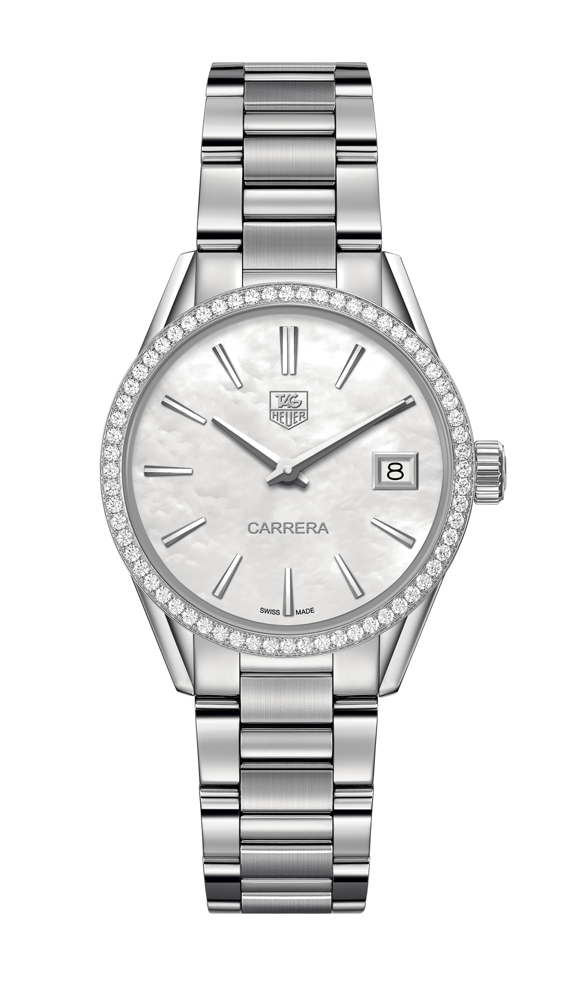 TAG Heuer Aquaracer WAF1311. BA0817 Mother of Pearl 33mm Dial S Steel WatchTAG Heuer Aquaracer WAF1313. BA0819 Women's Watch in Stainless Steel
