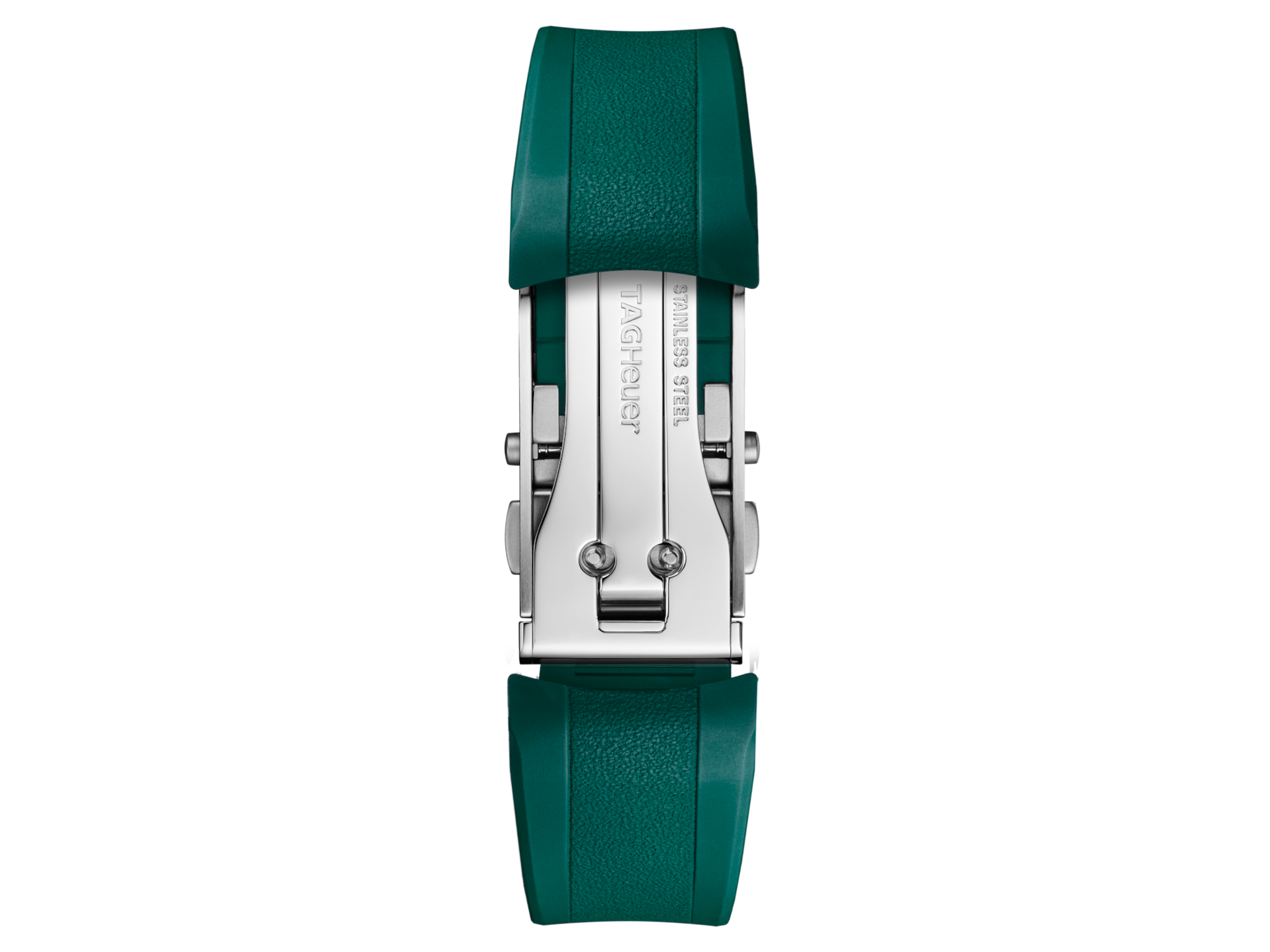 Cinturino in caucciù verde per TAG Heuer Aquaracer 42 mm