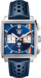 TAG Heuer Monaco（摩納哥）Gulf特別版腕錶 藍色 皮革 精鋼 藍色