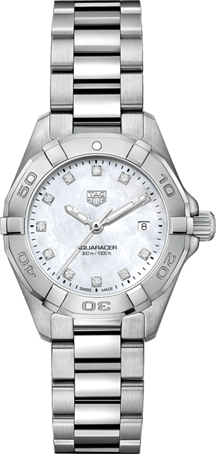 タグホイヤー TAG HEUER WBD1414 アクアレーサー 11Pダイヤ デイト クォーツ レディース 良品 _939984 タグ・ホイヤー アクアレーサー WBD1414.BA0741 | 時計・ブランド