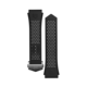 Cinturino in caucciù nero da 45 mm