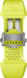 Cinturino in caucciù giallo lime da 45 mm